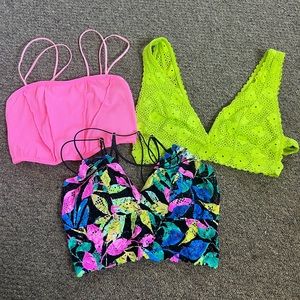 Victoria Secret-Aerie-Urban Outfitters *Bralette Lot* Size Small